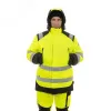 Зимняя сигнальная куртка-парка Brodeks KW217 , желтый/черный (XL)