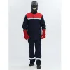 Костюм сварщика Велд-СОП 1 класс защиты (ткань Хлопок-ОП,350) брюки, темно-синий/красный, 60-62/170-