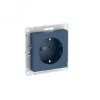 ATLASDESIGN РОЗЕТКА с заземлением, 16А, быстрозажимные клеммы, АКВАМАРИН