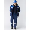 Костюм зимний Труженик-Ультра (ткань Смесовая,210) брюки, темно-синий васильковый, 56-58 170-176