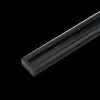 Шинопровод черный (пластик) 1м PTR P 1M-BL с токоподводом и заглушкой