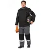 Костюм сварщика Болид, цв. черный-серый утепленный, р. 88-92/170-176