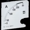 Шкала сменная для амперметра Э47 200/5А класс точности 1,5 96х96мм