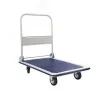 Тележка ручная платформенная ТП 300 с покрытием, г/п 300кг, 920х620, колеса d125 мм, со складывающей