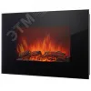 Электрокамин настенный 2 кВт плоская панель цвет черный