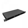 Кросс оптический 19'' укомплектованный 1U, 12 портов LCUPC duplex, 50125 мкм черный RAL 9005