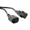 Кабель питания PWC-IEC13-IEC14-1.8-BK монитор-компьютер IEC 320 C13 - IEC 320 C14 (3x0.75), 10A, пря