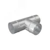 Тройник из оцинкованной стали для круглых воздуховодов D315
