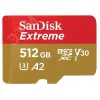 Карта памяти 512GB MicroSD Extreme UHS I, V30, U3, SDXC, 190 МБ/с, Class 10