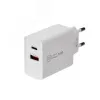 Устройство сетевое зарядное для iPhone, iPad Type-C + USB 3.0 с Quick charge, белое,
