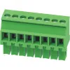 Клемма MC, шаг 3.5мм, 6 конт., зел.