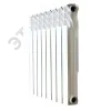 Радиатор биметаллический секционный  Heat 500/90/17 боковое подключение 3145Вт