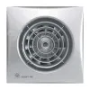 Вентилятор накладной Silent-100 CHZ Silver с датчиком влажности