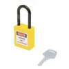 Замок безопасности навесной нейлоновая дужка BD-G12 Yellow