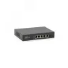 Коммутатор неуправляемый 6 портов RJ45/SFP 10 100 1000 Мб/с PoE 80Вт