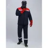 Костюм сварщика зимний Велд-СОП 1 кл.защиты (тк.Хлопок ОП,350) брюки, т.синий/красный, 60-62/170-176