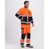 Костюм сигнальный ProfLine Specialist-1 МВО (тк.Смесовая,240) брюки, оранжевый/т.синий 44-46/182-188