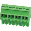 Разъём гнездовой MC, шаг 3.5мм,2 конт., зел.