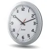 Часы аналоговые вторичные внутренние Profil 930 (часы/минуты/секунды), высота 30 cм, белый корпус, а
