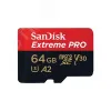 Карта памяти 64GB MicroSD Extreme Pro UHS I, V30, U3, A2, SDXC, 200 МБ/с, Class 10