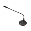 Микрофон настольный динамический с гибкой шеей, включение с фиксацией, индикация включения, 50...170