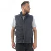 Жилет утепленный Brodeks KW101, серый/черный (L)