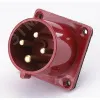 Вилка 3Р+РЕ 16А 380В IP44 для скрытой проводки