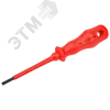 Отвертка диэлектрическая шлицевая SL3.5х75 K2 1000В ARMA2L 3 IEK A2L3-SC30-K2-SL-35-075