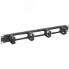Органайзер кабельный 19 дюйм 1U 4 кольца черный