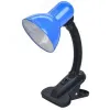 Светильник настольный 1001 на прищепке Е27 синий