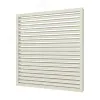 Экран радиаторный из ПВХ профиля 600х600, цвет Слоновая кость