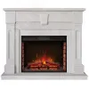 Каминокомплект напольный дистанционное управление 950/1180/400, 1500 Вт цвет белый камень