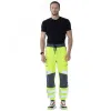Брюки-трансформер сигнальные Блазар, цвет флуоресцентно-желтый с темно-серой отделкой, р. 96-100/170