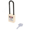 Замок безопасности навесной нейлоновая дужка BD-G36 White