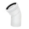 Отвод 45 град. коаксиальный полипропиленовый для конденсационных котлов d 80 мм