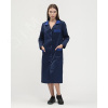 Халат женский Технолог (ткань Смесовая,210), темно-синий васильковый, 56-58 170-176