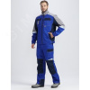 Костюм Формула (тк.Смесовая,240) брюки, васильковый/т.синий/серый, р. 52-54/182-188