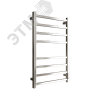 Полотенцесушитель электрический из квадратного профиля L plaza neo 80/50 с диммером цвет хром