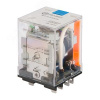 Силовое реле с магнитным гашением дуги, 1 НО контакт 16А, 115В AC, блокируемая кнопка проверки + све