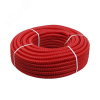 Труба гофрированная ПНД D40, для труб D25, красная, бухта 30м