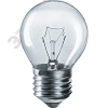 Лампа накаливания декоративная ДШ 40вт Р45 230в Е27 (шар)