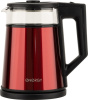 Чайник Energy E-200 (1,2 л), стекло, красный, двойной корпус