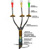 Муфта кабельная концевая 1КНТпнг-LS-3х(35-50)без наконечников