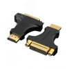 Адаптер переходник DVI 24 5F на HDMI 19M, двунаправленный, контакты позолоченные