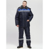 Костюм зимний Труженик-Ультра-2 (тк.Оксфорд) п/к, т.синий/васильковый 48-50/194-200