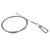 Трос стальной с карабином L=10м (2мм)