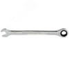 Ключ комбинированный трещоточный, 10мм, CrV, зеркальный хром