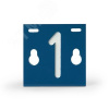 Табличка номера фидера №1 65x60 мм