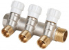Коллектор латунный с регулирующими вентилями MVI 3/4'x1/2'x4 выхода