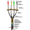 Муфта кабельная концевая 1КНТпН-4х(70-120) с наконечниками болтовыми